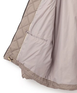 BEIGE， 【WEB限定】EIGER / キルトパーカー Mocha