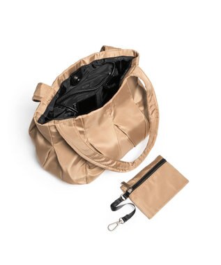 MioFIRANO HERRINGBONE J001 トートバッグ マルチケース付き はっ水 BEIGE