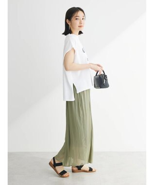 Green Parks ■別注ＲＵＳＳＥＬＬ　ＡＴＨＬＥＴＩＣ　ワイドフレンチＴ Off White