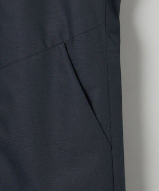 GOTAIRIKU 25年新作/3シーズン対応【仕事で着用可】メランジカルゼ フーデッドブルゾン_無地 ネイビー系