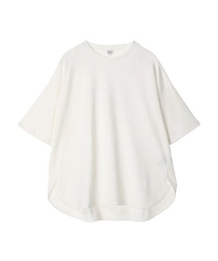 AMERICAN HOLIC 接触冷感裾ラウンドカットプルオーバー Off White