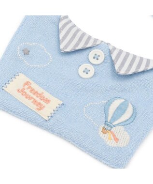 PET PARADISE ペットパラダイス やさしい スタイ 《気球柄》 中型犬 ライトブルー