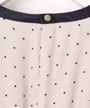 ANY SIS L 【2WAY】バイカラープリーツ ワンピース アイボリーベージュ系