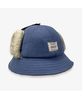 林八百吉商店 Coleman　キッズ　２way耳付きフリースメトロハット ブルー