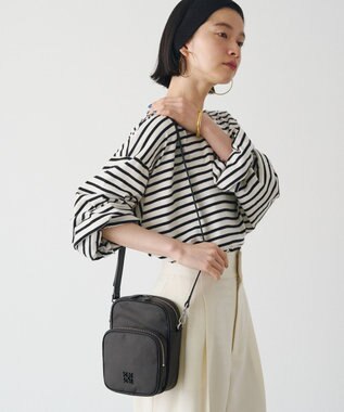 russet コーデュラナイロンスクエアショルダーバッグ(CE-1751) D.Brown