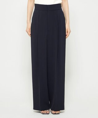 uncrave 【撥水・UVカット・接触冷感・洗濯機洗い可】クールタッチツイル ストレートパンツ ダークネイビー