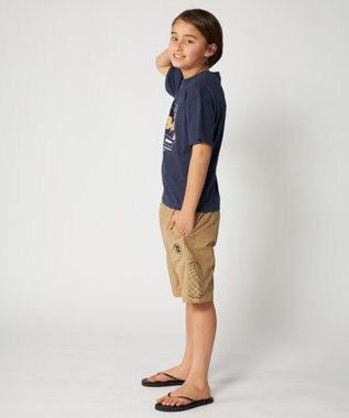 OP／FILA 【SEVEN2】ストリ－トデザインロゴTシャツ ネイビー