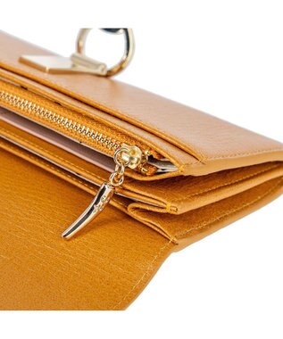 tsumori chisato CARRY ネコおこし 長財布 かぶせタイプ イエロー