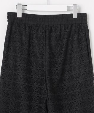 自由区 S ジオメトリックレース パンツ ブラック