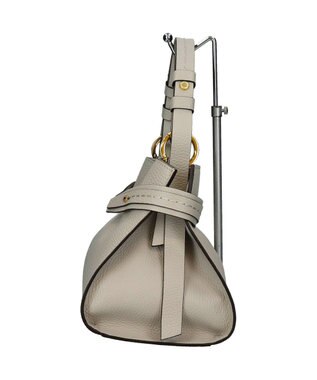 INTER-CHAUSSURES 【LORISTELLA】ベーシックレザーハンドバッグ ライトグレー