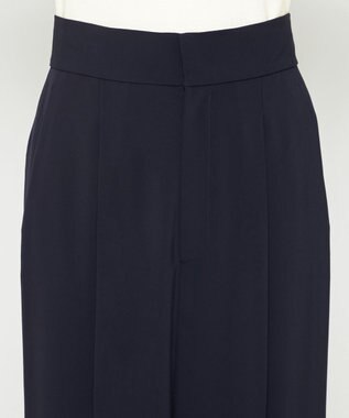 uncrave 【撥水・UVカット・接触冷感・洗濯機洗い可】クールタッチツイル ストレートパンツ ダークネイビー