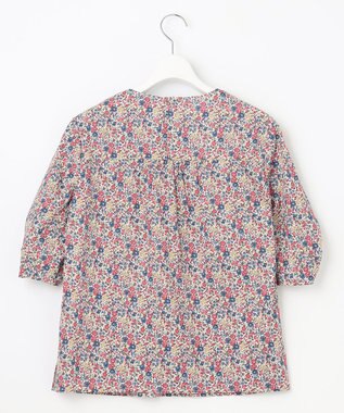 J.PRESS LADIES L 【洗える】LIBERTY ギャザースリーブ 5分袖 ブラウス レッド系5