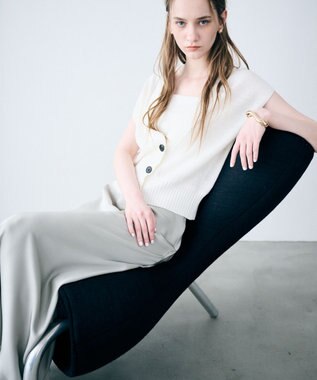 uncrave ラミーリネンニット ベスト オフ