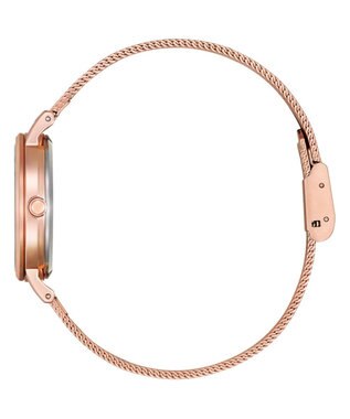 CITIZEN 【ソーラーテック】wicca メッシュベルト　KP5-166-13 少し大きめが可愛い30㎜サイズ。プレゼント 就活 学生 ビジネス シンプル ピンクゴールド