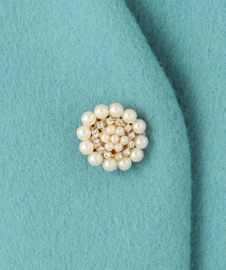 TOCCA 【消臭】PEARL ROCK ロングコート エメラルド系