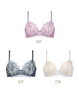 Wing Wing Lesiage　【2750シリーズ】ブラジャー　脇すっきり　ウイング／ワコール　PB2750 グレー