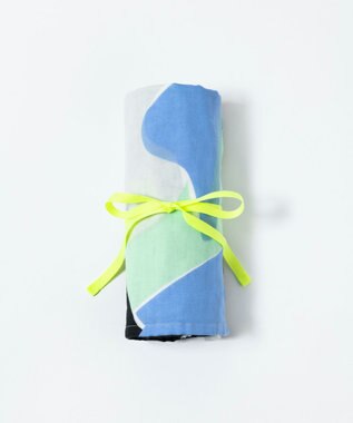 TRICOTE PUZZULE SWADDLE BLANKET 36BLUE