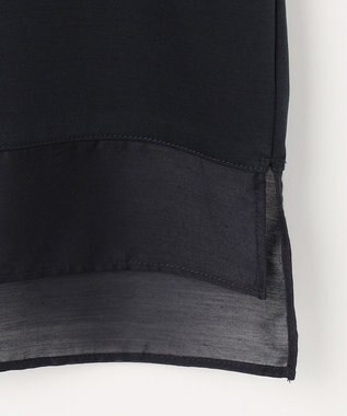 J.PRESS LADIES S 【シーンレスに活躍】コットンスムース シアーデザイン カットソー ネイビー系