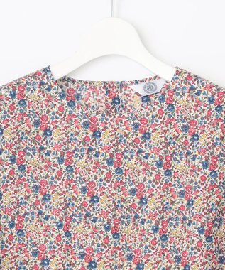 J.PRESS LADIES L 【洗える】LIBERTY ギャザースリーブ 5分袖 ブラウス レッド系5