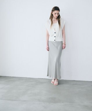 uncrave ラミーリネンニット ベスト オフ