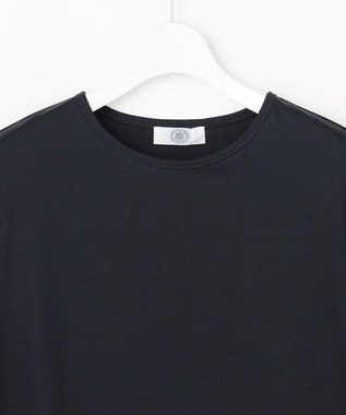 J.PRESS LADIES S 【シーンレスに活躍】コットンスムース シアーデザイン カットソー ネイビー系