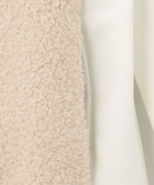 23区GOLF 【WOMEN】ボアワンピース アイボリー系