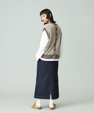 WOMEN】ANTI PILLING JACQUARD ベスト / J.PRESS YORK STREET