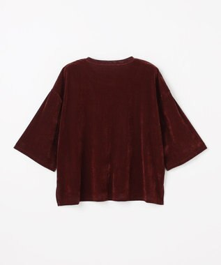 ANY チュールフロッキープルオーバー ボルドー