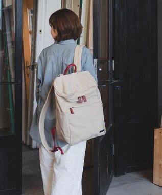 YUSHI Square - RUCKSACK  リュック【撥水/ナイロン】 ベージュ