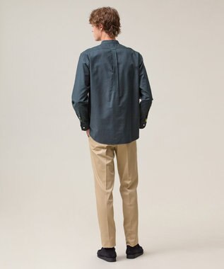 J.PRESS MEN このさりげなさが大人気【IVY COLLECTION】【UNISEX】バックブルオックスガーメントダイ シャツ ダークグリーン系