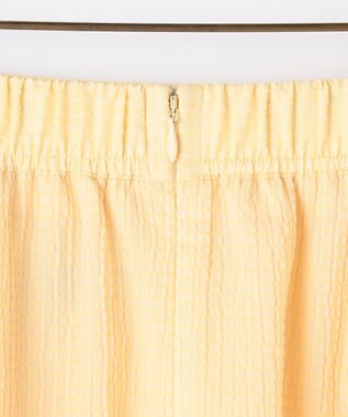 組曲 L 【先行予約】サッカーギンガムチェック フレアスカート イエロー系