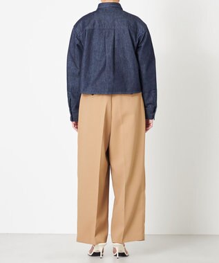 NAVE 【ReNave・セットアップ可/洗える】マーセライズデニムシャツ ネイビー系