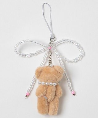 WEGO リボンアニマルストラップキーホルダー 柄1