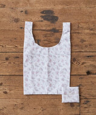Maison de FLEUR フラワープリントエコバッグ Light Pink