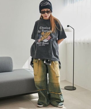 WEGO ヴィンテージウォッシュグラフィックBIGT 柄2