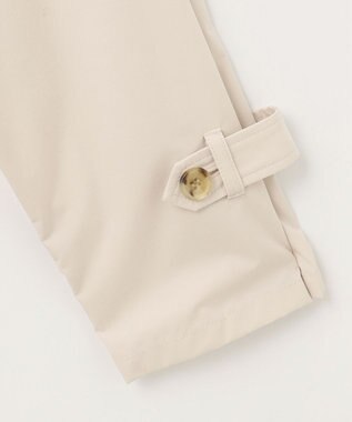 ANY SIS 【洗える】ライトプルーフハーフ トレンチ コート アイボリーベージュ