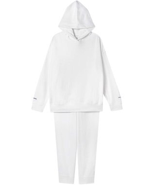 une nana cool 【綿混】あくびのお嬢さんのブークレー裏毛フーディー