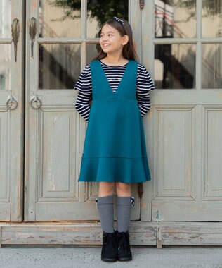 組曲 KIDS 【150-160㎝】パフスリーブ トップス ブラック