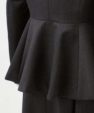 23区 【エステータ】CANONICO カバートクロス ジャケット チャコールグレー