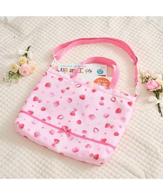 Mother garden マザーガーデン 野いちご 通園・通学バッグ 3点セット 《スケッチ柄》 スケッチ柄