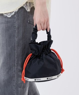 LeSportsac GH DRAWSTRING XBODY/ディープシー/マンダリンコード ディープシー/マンダリンコード