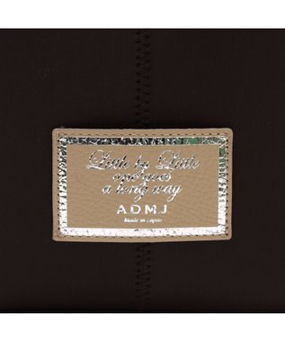 A.D.M.J. 【A4収納可】【魔法のように軽い】マジックライト/コード刺しゅうトート34cm MARRON/CELESTE