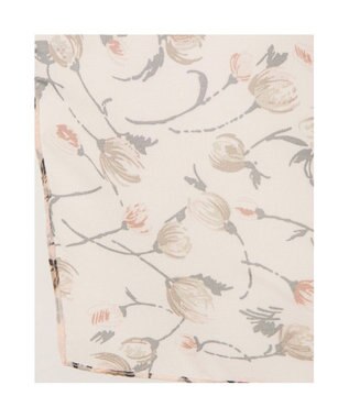 UNBILLION カシュネ cache nez / 花柄シフォンスカーフ ピンク