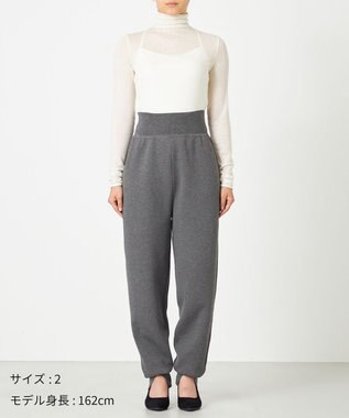 NAVE 【ReNAVE・洗える】スムースニット パンツ グレー系