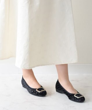 Bridget Birkin ＜3E＞【Bridget Birkin Walk】バックルモチーフウォーキングパンプス マルチ雑材