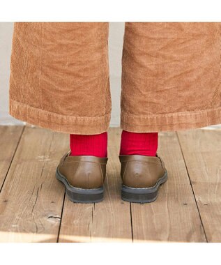 ing <ing>デザインコインローファー オークコンビ