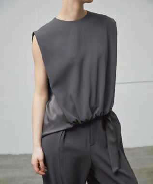 BEIGE， 【洗える】CINDY / ノースリーブブラウス C.Gray