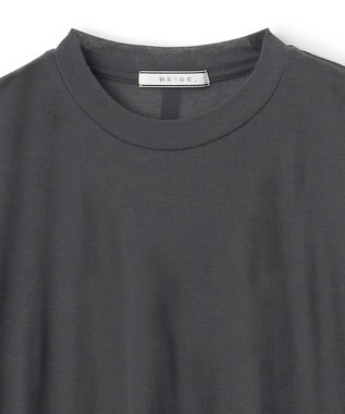 BEIGE， 【洗える】SORE / コットンシアークルーネックカットソー Slate