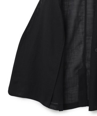 ICB 【一部カラーのみ接触冷感・洗える】UnleashLite ノーカラージャケット ブラックメッシュ系