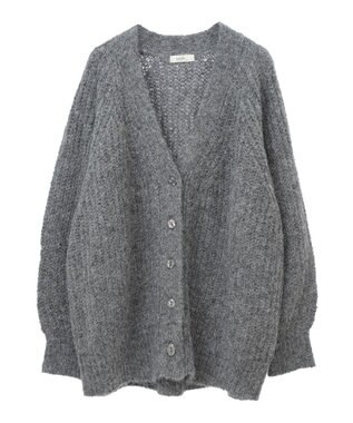 earth music&ecology ふわふわＭＩＸヤーンカーディガン